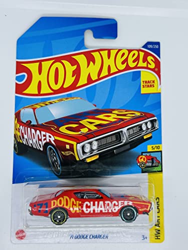 Hot Wheels 2022 - '71 Dodge Charger - Rojo miniatura 1