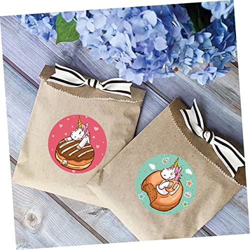 Valiclud 3 Rolls Unicorn Stickers Gift Stickers Adhesive Stickers Cartoon Stickers Sealing Sticker Envelope Seal Sticker Birthday Seal Sticker Self-Adhesive Stickers Baking Stickers Child #TOP1