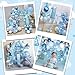 Blue 1st Birthday Decorations Boy, 86PCS Baby First Birthday Decorations for Boy One Year Old with Blue White Confetti Balloons, Happy Birthday Phpto Banner Hat Large 1 Star Foil Balloons Tassels