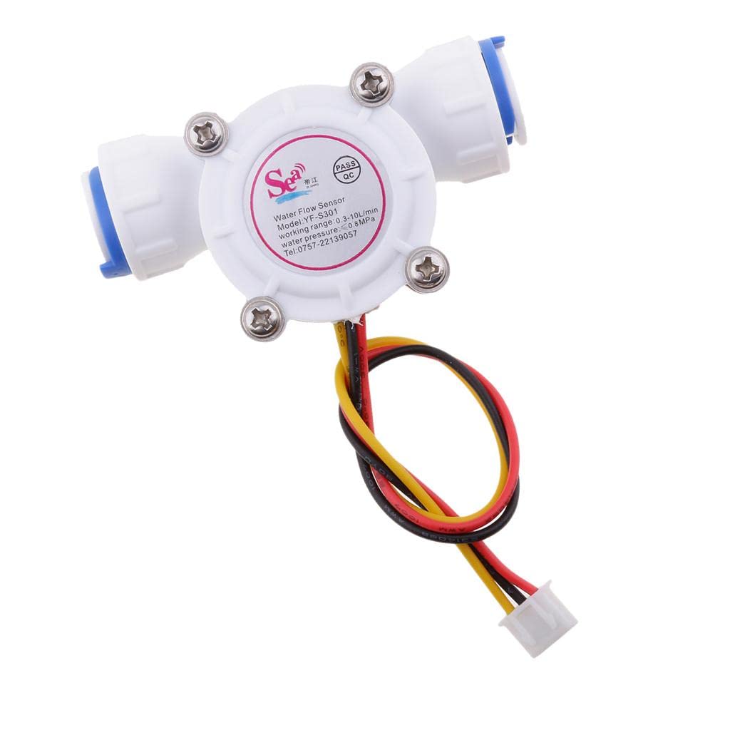 UJEAVETTE 3/8" Water Flow Sensor Flowmeter Hall Flow Sensor Water Control 0.3-10L/min-image-47