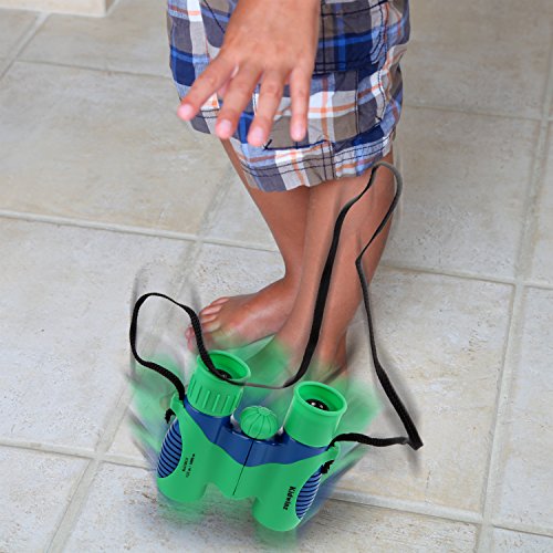 Kidwinz Original Compact 8X21 Kids Binoculars Set - High Resolution Real Optics - Shock Proof - Bird Watching - Presents For Kids - Children Gifts - Boys And Girls - Outdoor Play - Hunting - Camping #TOP6