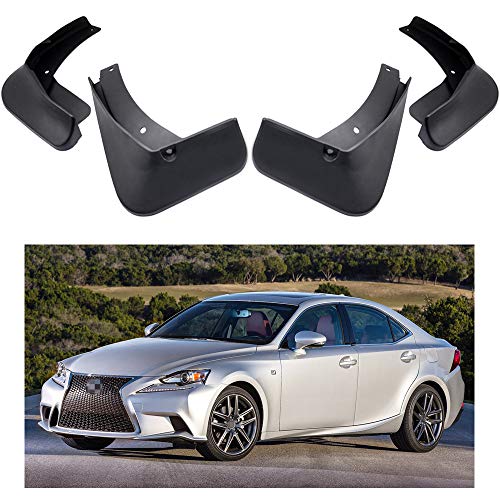 MOERTIFEI Car Mudguard Fender Mud Flaps Splash Guards Compatible with 2014-2020 Lexus is 250/300/350/200t incl is F-Sport