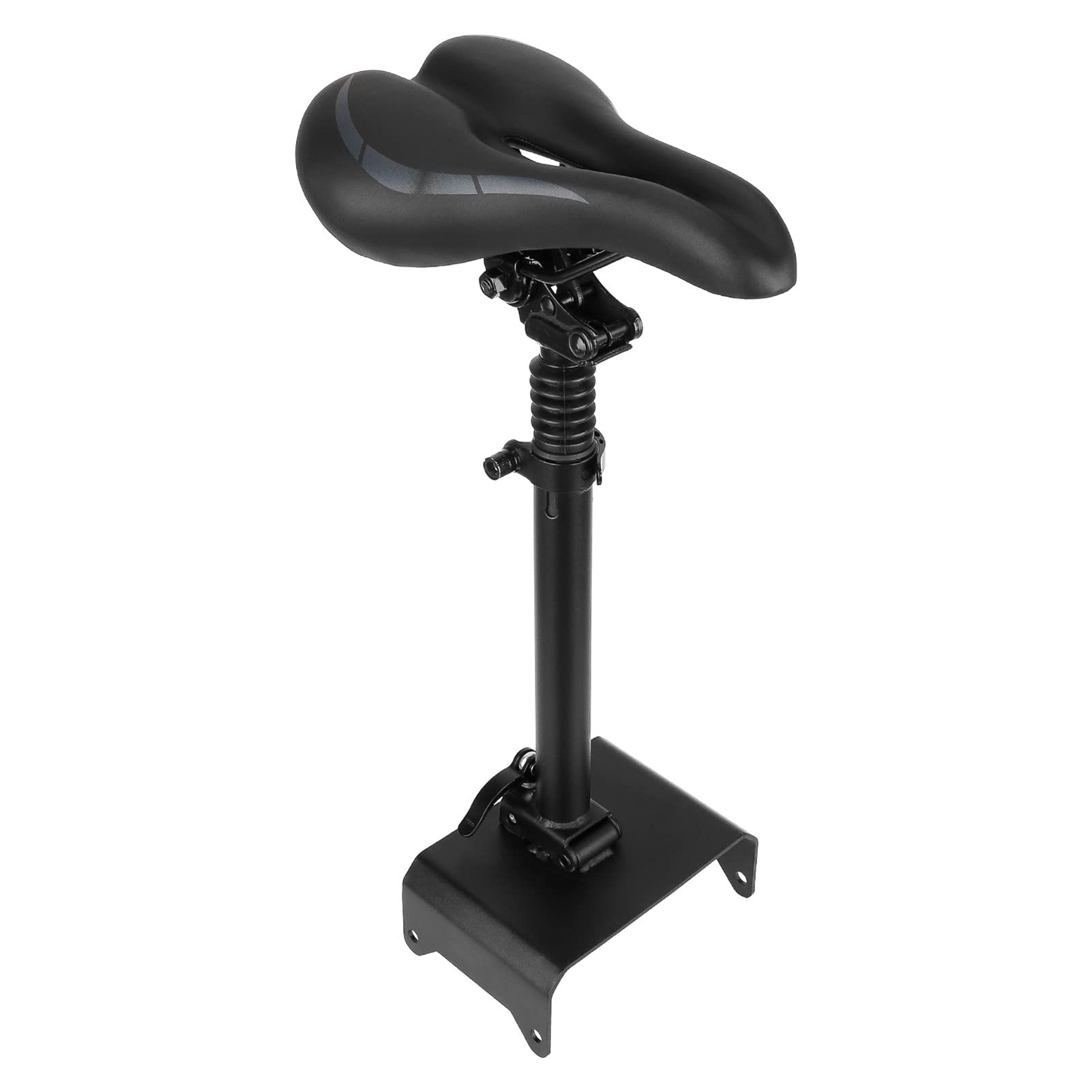 Amazon.co.jp: 電動スクーターシートサドル、高さ調節可能な折りたたみ