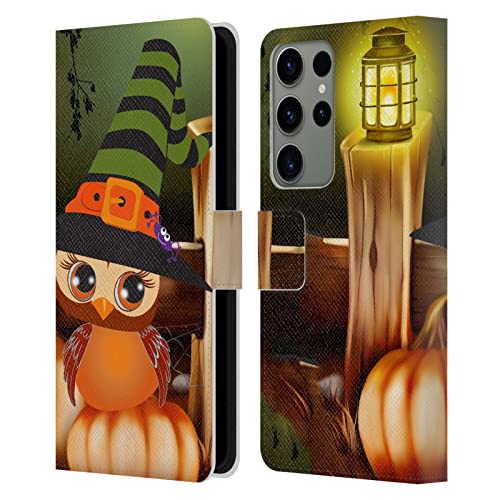 Étui en cuir rabattable Galaxy S23 Ultra avec porte-cartes intégré