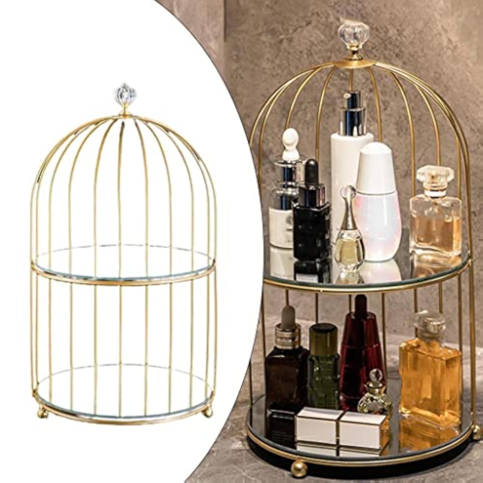 Nordic Makeup Organizer Storage Rack