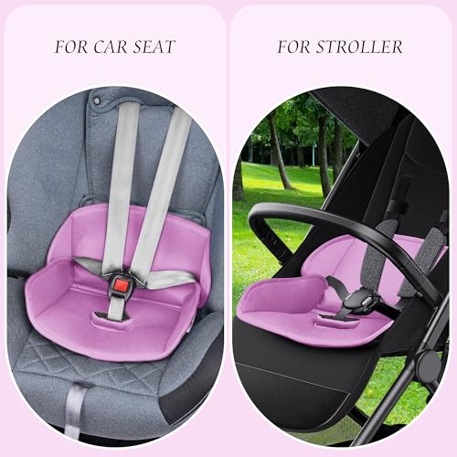 Image of Baby Piddle Pad- Fully Waterproof Toddler Liner & Seat Protector Compatible with Car Seat Stroller with 3D Breathable Material-360 Degree Protection (Pink)