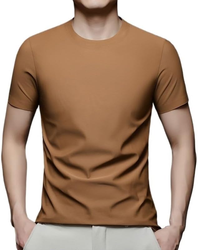 Everyday Men's Undershirts White Cotton Tee Shirts Crew Neck Moisture Wicking Summer T-Shirts Unisex Short Sleeve Tops