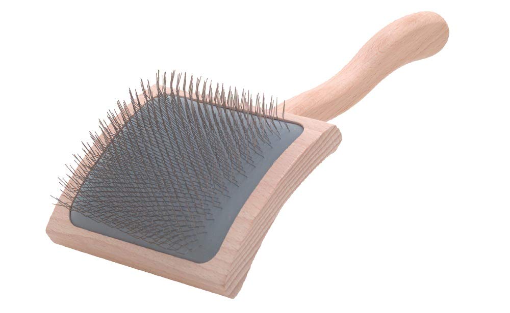 Mark VII Curved Back Large Slicker Brush by Chris Christensen