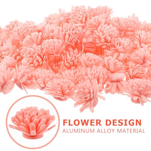 Set 100 piezas difusor flor artificial 5cm con varillas rattan miniatura 4