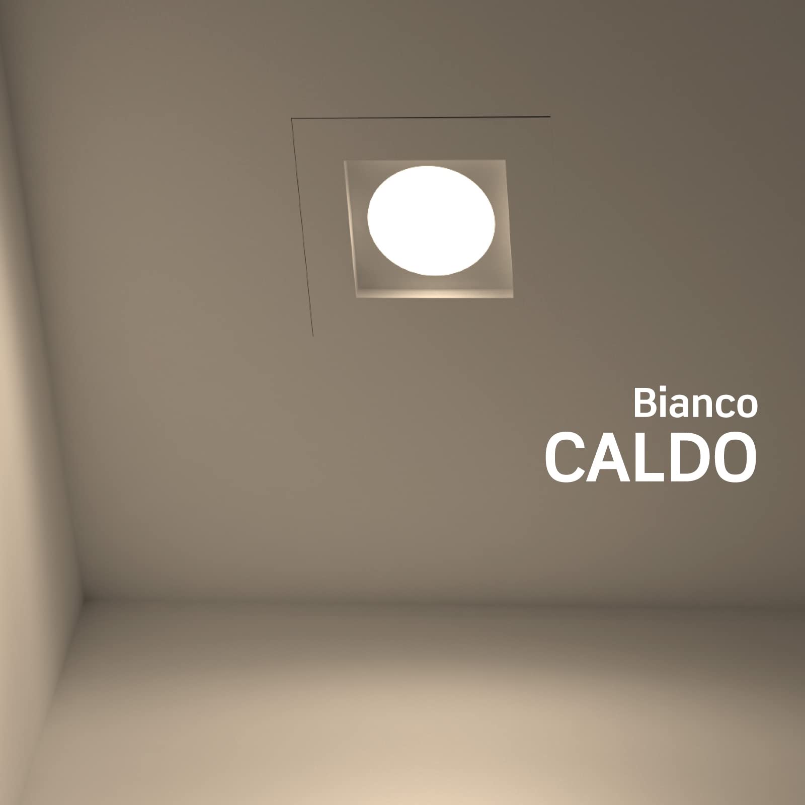 Eurocali 20x Lampadine LED GU10 10W Professionali Satinata Antiabbaglio 1000 lumen - Forma: Faretto - Luce Bianco Caldo 3000K - Fascio Luminoso 100°