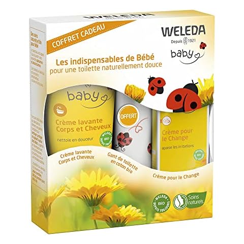 Weleda Les Indispensables de Bébé - Paquete de limpieza para piel normal Cover
