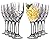 Royalty Art Vintage Highball Goblet Glassware Set, 8 Tumbler Glasses, Decorative Chalice Kinsley Design for Beer, Liquor, Wine, Water, and Beverages, Party and Event Serving…