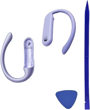 for Powerbeats Pro 2 Ear Hook Wingtips Outside Cover Shell Replacement Parts Left + Right Black