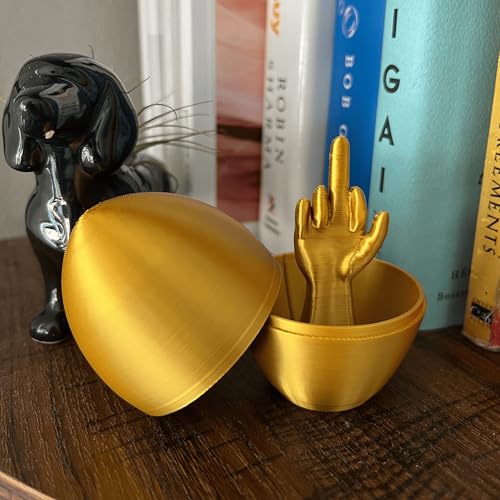 Middle Finger Easter Egg – Funny Adult Easter Gag Gift, Flip Off Prank Egg for Adults, Coworkers & Friends – Hilarious E - Additional View