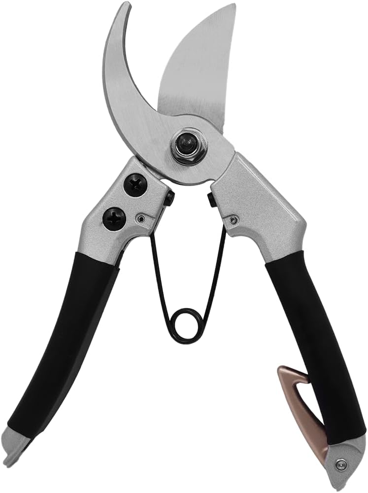 Zenport Z206-3PK of Pruners, Deluxe Chrome-Plated Pruner, Japanese Style, 7-Inch, 3-Pack