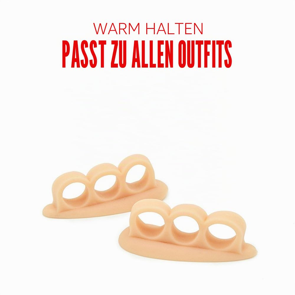 6 Stück HAMMER Toe Kissen – Hammer Zehen Gel Pads Corrector & Straightener für Gelockt, gebogen, Klaue und Mallet Zehen Relief – Rechts & links Gel Kissen Unterstützung Wappen