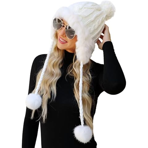 Clearlove Strickmützen für Damen Winter Mütze Warme Strickmütze Cover