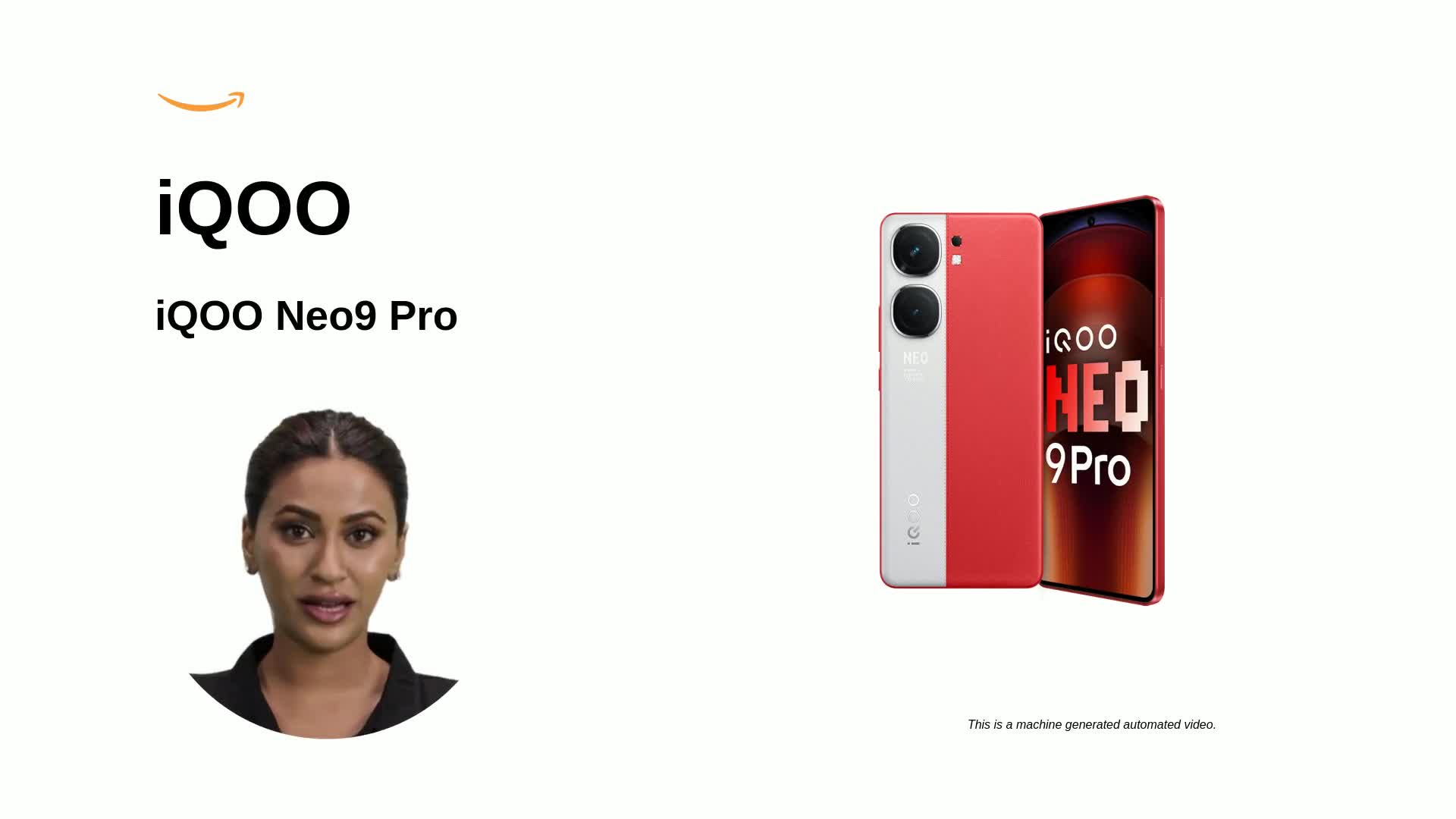 Refurbished) iQOO Neo9 Pro 5G (Fiery Red, 8GB RAM, 256GB Storage