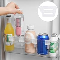 Vista 7 de Paquete de 20 separadores de estantes para puerta de refrigerador, separadores ajustables para el hogar, cocina, suministros de oficina