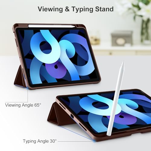 Image of Akkerds for iPad Air 11 Inch Case M4 /M3 /M2, Air 5th /4th Gen 10.9,Darkbrown