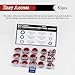 85PCS A/C O Ring Assortment Kit with Storage Case,6 Size AC O Ring Kit Provides Good Seal,Portable AC Seal Kits Car Accessories for Car Air Conditioning Compressor Repair (Red)