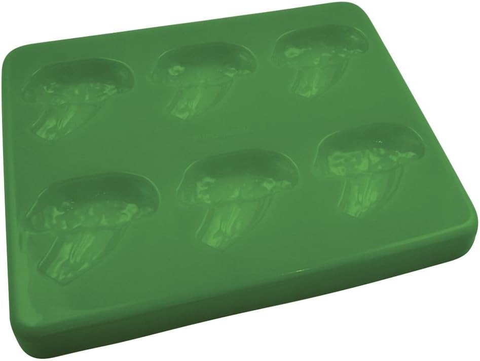 HUBERT Puree Food Molds Silicone Rubber Broccoli and Cauliflower Mold - 11 1/4" L x 9 1/2" W x 1" H