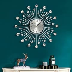 Large Metal Decorative Wall Clocks Silent Non Ticking,Bling Shining Modern Art Clock Home Large Metal Decorative Wall Clocks Silent Non Ticking,Bling Shining Modern Art Clock Home product