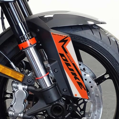 Autocollants 3D moto aile protection résine labelbike KTM 990 Duke R 2025