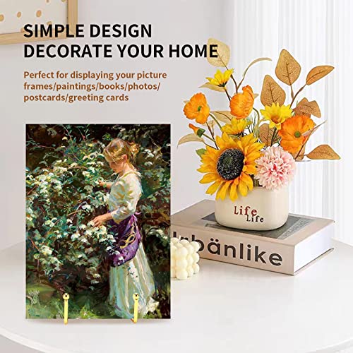 Kruodop Suporte para Pratos de 6 Polegadas para Exibição, Suporte para Pratos de 3 Unidades, Suporte