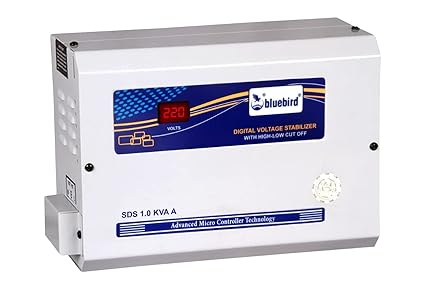Bluebird 1.00 Kva Stepdown Transformer Cum Stabilizer for Oxygen Concenterator, Aluminium Wound.