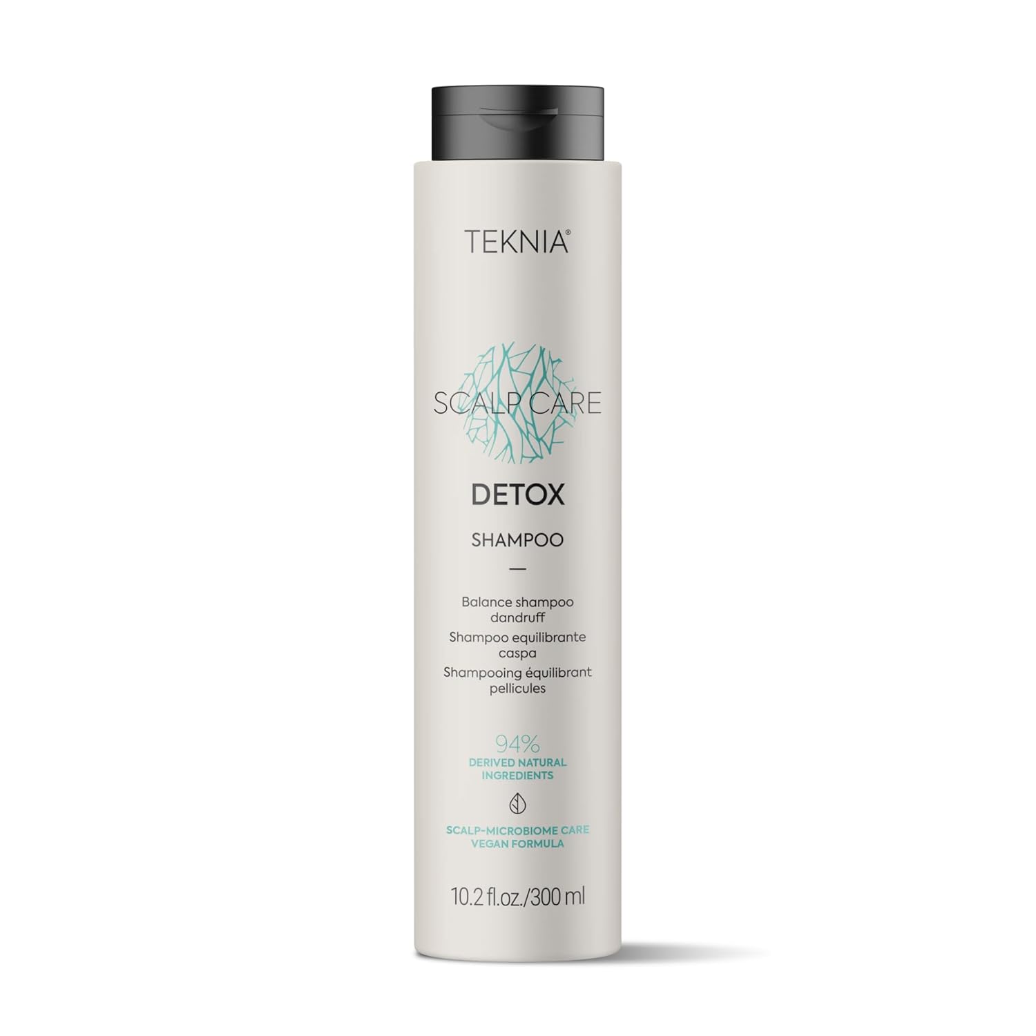 Lakmé Teknia Scalp Care Detox Balance Detoxifying Shampoo, Anti Dandruff Shampoo & Scalp Detox, 10.2 Fl Oz