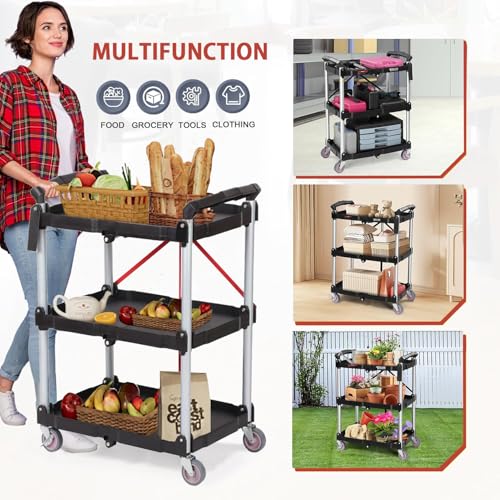 Chariot utilitaire robuste pliable pour ne plus porter de charges lourdes à la maison - 3