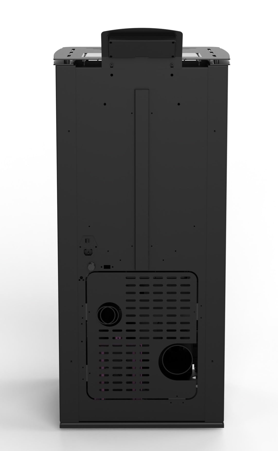 Stufa a Pellet 10kW ad Aria Ventilata Rodi Riscaldamento Alta Efficienza 100mq (Bianco)