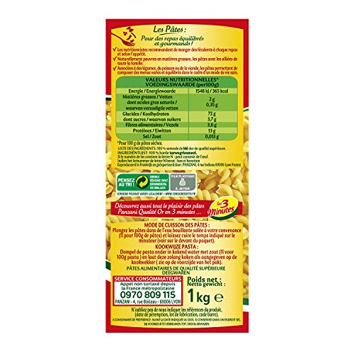 Panzani Pâtes Torti 1 kg – vue 3