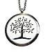 Ultimately Essential Oil Diffuser Necklace -Elegant Tree of Life Aromatherapy Locket/Pendant -Hypo Allergenic Stainless Steel - Wear Your Favorite Fragrance Around Your Neck All Day Long! Perfect Gift