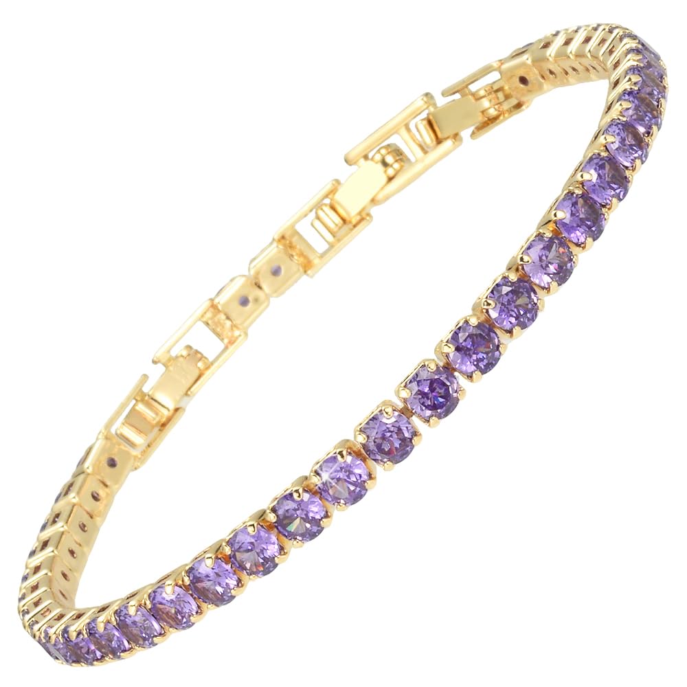 RIZILIA Not-Your-Basic Minimalist to Statement CZ Tennis Bracelet for Women