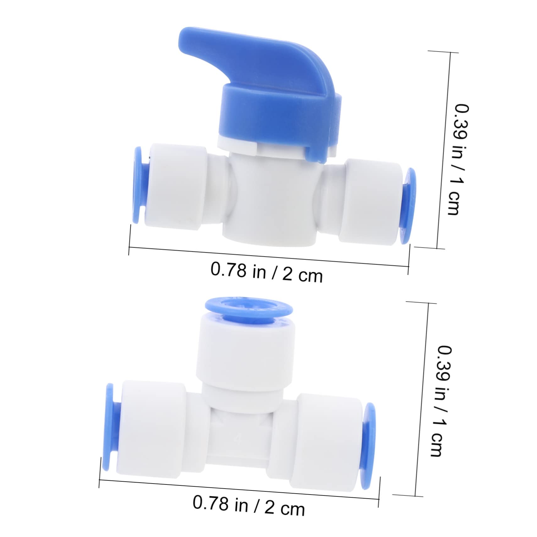 Healifty 12pcs Water Purifier Fittings Quick Connectors Hose Adapter for Sink Faucet