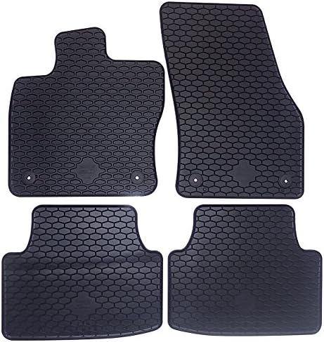 Cora Tappeti Auto In Moquette Per Opel Insignia / Insignia SW 2013> - Set Completo 4 Pezzi Neri Con Fissaggi E Fondo Antiscivolo - 4