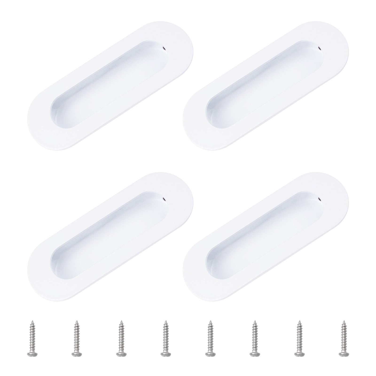 Poignées de traction intégrées MOROBOR en acier inoxydable finition blanc chaud premium