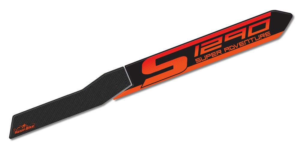 Resin Bike Adesivi Moto Compatibile con KTM 1290 Super Adventure S 2021-2025. Protezione Codino Moto da Urti e Graffi. Adesivi Resinati con Effetto 3D - Made in Italy