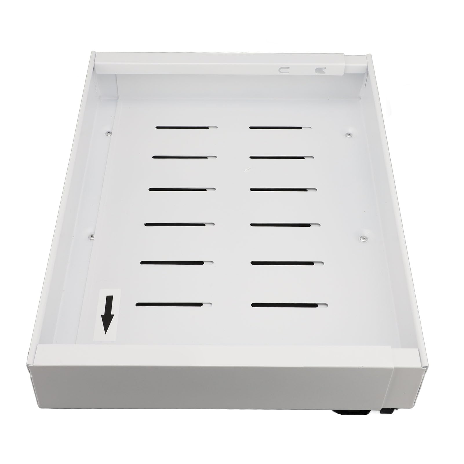 Nizat - Armadio estraibile regolabile in acciaio al carbonio, larghezza 30-53 cm, design silenzioso e salvaspazio per cucina e dispensa