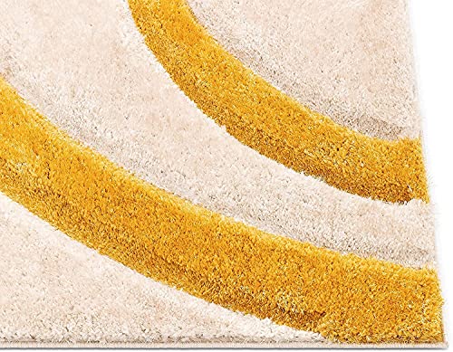 Image of Modern Soft 3D Shaggy Fur Carpets for Living Room Thick Fluffy Rugs for Bedroom, 5x8 feet, Multi Color