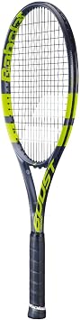 Babolat Boost Aero Strung Tennis Racquet, Grey Green/Yellow