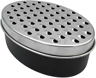 WUWAI Tarka do sera, łatwa w obsłudze tarka do skrzynek kuchennych z hermetycznym pojemnikiem i pokrywką, siekacz do warzyw, krajalnica kuchenna, rozdrabniacz do owoców, czekolady