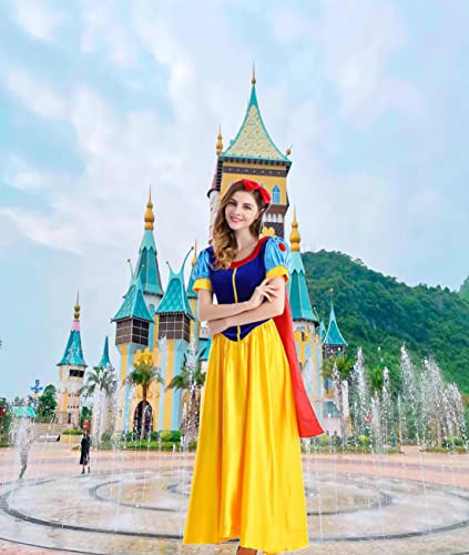 Ainiel Classic Deluxe Costume Dress For Adults Kids(Small) Yellow #TOP1