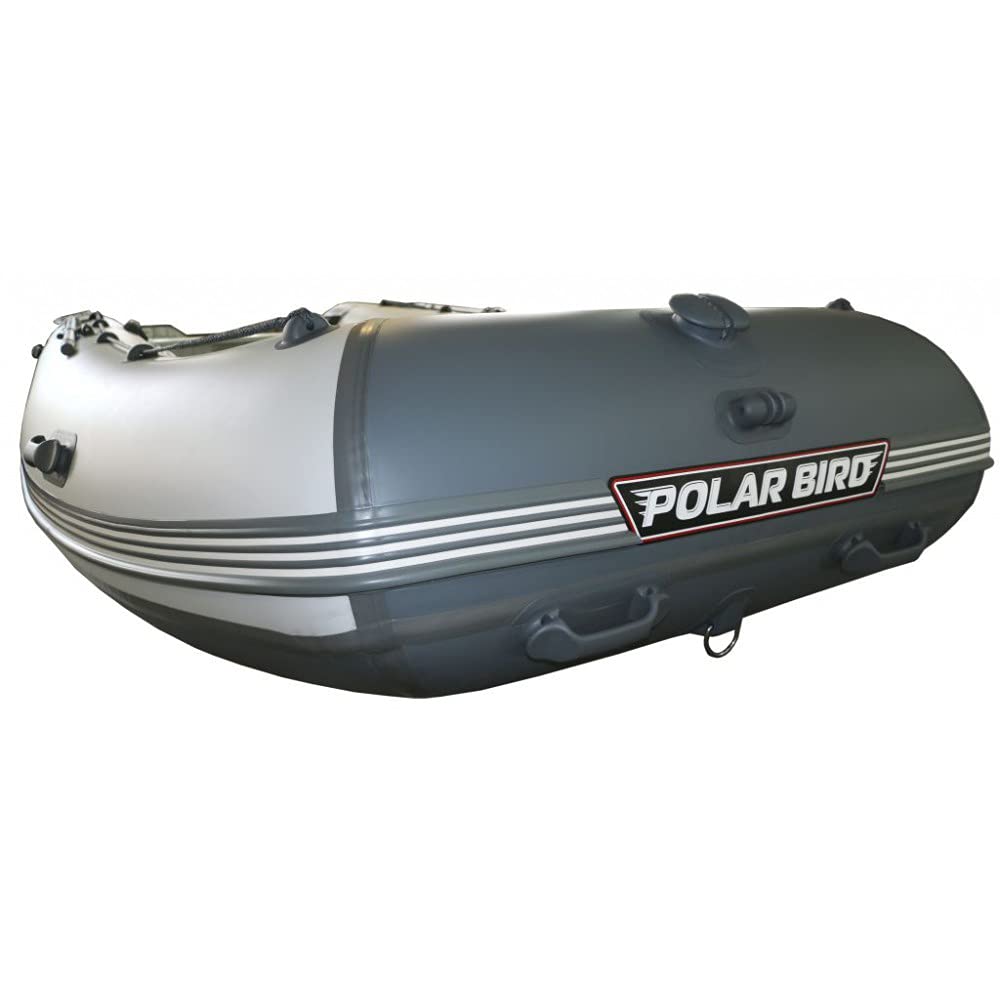 POLAR BIRD Ponton z kilem do motoru, Eagle do łodzi motorowych, podłoga z włókna szklanego 3,80-4,50 m, od 6 do 9 osób, ponton wędkarski, łódź rekreacyjna, wyjątkowo trwała, profesjonalna