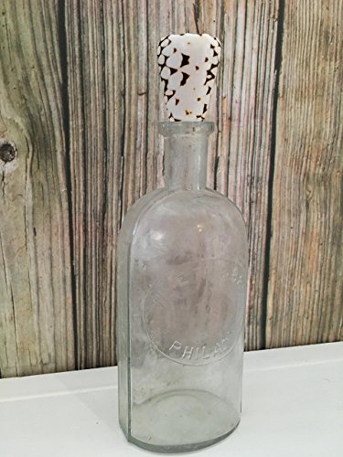 Antique Wyeth & Bro Philada Vintage Glass Bottle with Unique Cone Shell Design - Image 4
