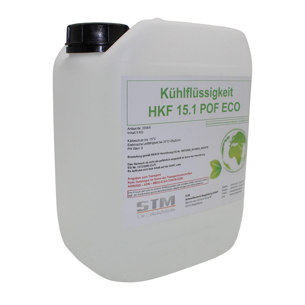 Kühlflüssigkeit HKF 15.1-POF Eco Kühlmittel Schweißgeräte 5l