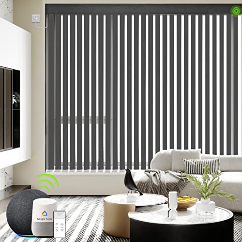 Yoolax Motorized Vertical Blind, Smart Blackout...