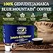 Dancing Moon Coffee Pods - 100% Jamaica Blue Mountain Medium Roast - K-Cup Compatible Keurig Coffee Pods - Small-Batch Crafted, Supports Military Charity - 12 Cups